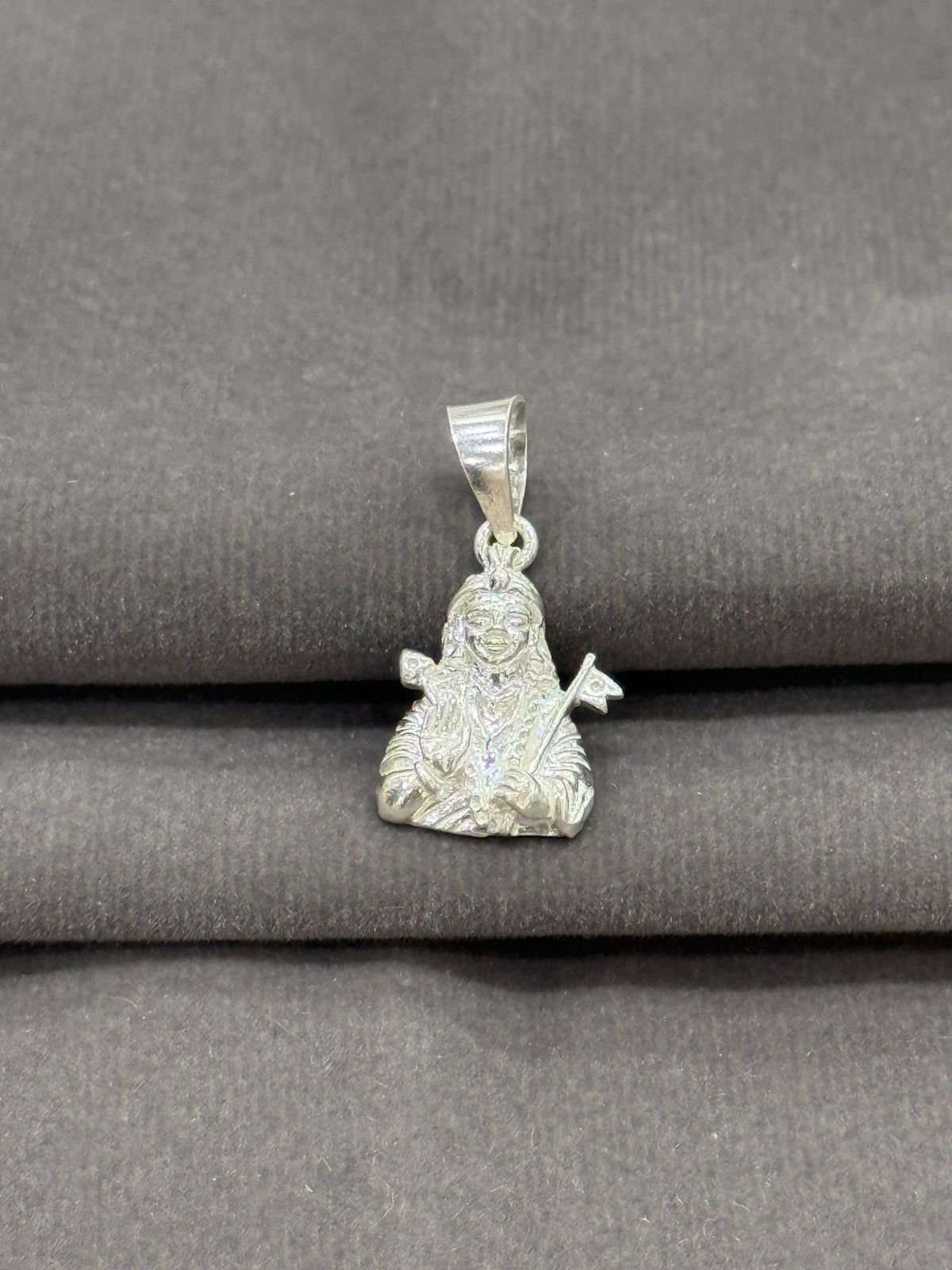 92.5 Sterling Silver Lord Karthikeyan Baby Murugan Sevarkodi Pendant